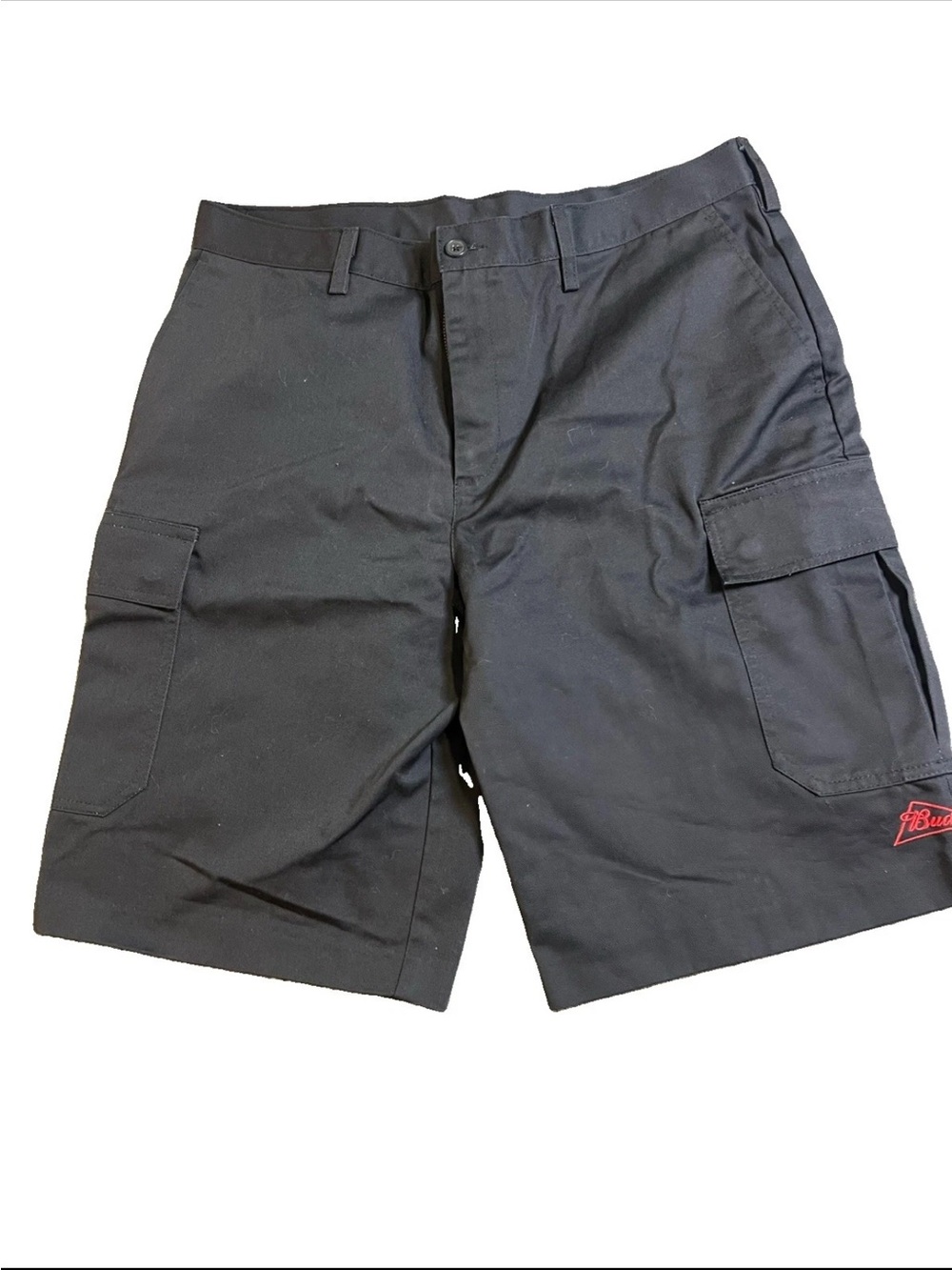Edwards Garment Budweiser Uniform Black Shorts Adult S34 Garage Grunge Bartender